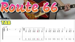 Route 66 を弾いてみた。ギターカバー（Route 66 John Mayer guitar cover  TAB）ギターTAB譜付き [upl. by Stepha]