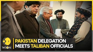 Pakistan delegation meets Taliban officials discuss TTP threats  World News  WION [upl. by Ecirpac]