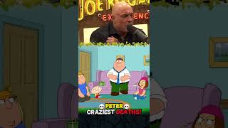 Joe Rogan Reacts to Peter Griffins Wildest Deaths 💀  Family Guy shorts [upl. by Sidonnie]