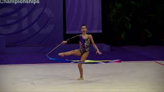 KEYS Rin USA  2023 Rhythmic Junior Worlds Qualifications RI Individual [upl. by Crotty]