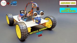 Obstacle Avoiding Robot Car Using Arduino How to make Arduino Robot Car  obstacleavoidingrobot [upl. by Beard]