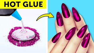 Hot glue is back 21 GLUE GUN HACKS and DIYs by 5Minute Crafts [upl. by Ed]