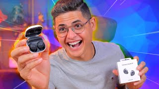 SAMSUNG Galaxy Buds FE o novo FONE BLUETOOTH DE QUALIDADE Unboxing e Impressões [upl. by Annaid652]