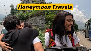 Honeymoon Travels 🤭 Yeh kya dekh liya maine 😬 RiderGirl Vishakha [upl. by Ammeg984]