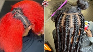 Cute Trendy Braiding Hairstyles Compilation 2021  Latest Braids Hairstyles [upl. by Assirrak]