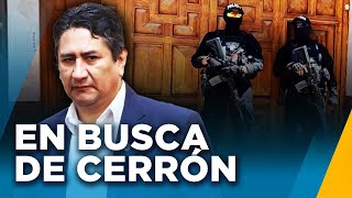 Allanan casa de madre de Vladimir Cerrón quotVemos efectivos totalmente armadosquot [upl. by Chanda]