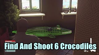 Hitman Find And Shoot 6 Crocodiles  Discovery Investigator Challenge [upl. by Inek]