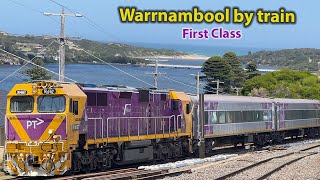 First class on a locohauled regional train  VLine Melbourne to Warrnambool [upl. by Yelsha]