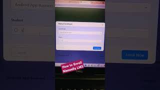 How to Enroll manually in LMS portal facebookads lms onlinecourses [upl. by Ailelc336]