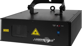 LASERWORLD ES400RGB QS Showlaser Short demo video [upl. by Eimorej]