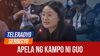 Guo camp to file petition after Ombudsman dismissal order  Teleradyo Serbisyo 14 August 2024 [upl. by Lynea]