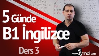 5 Günde B1 İngilizce öğreniyorum Ders 3  En İyi Online İngilizce Kursu [upl. by Elenaj]