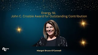 Margot BruceOConnell  John C Crosbie Award for Outstanding Contribution Energy NL [upl. by Brandtr]