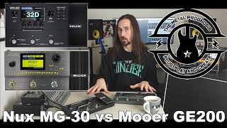 Mooer GE200 VS Nux MG30 How do they compare [upl. by Cad]