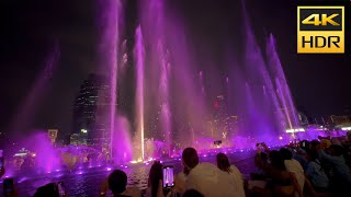 ICONSIAM ICONIC Multimedia Water Features Show  Bangkok Thailand 🇹🇭 [upl. by Henri58]