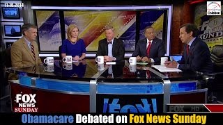 Obamacare debated on Fox News Sunday [upl. by Slemmer]