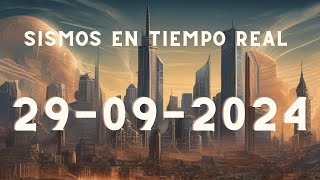 Sismos en tiempo real del di de hoy 29092024 [upl. by Roxi299]