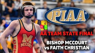 2024 PIAA AA Team State Finals  Bishop McCourt vs Faith Christian [upl. by Akirea]