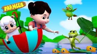 Rain Rain Go Away  Nursery Rhymes  Kids Songs  Children Rhymes by Farmees [upl. by Tod234]