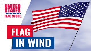 FLAG IN WIND [upl. by Atinaw]