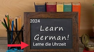 Deutsch lernen Lerne die Uhrzeit auf deutsch germanlearngerman deutsch deutschlernen uhrzeit [upl. by Htrahddis]