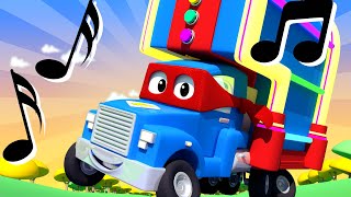 The JUKEBOX Truck  Carl the Super Truck  Car City  Cars and Trucks Cartoon for kids [upl. by Treboh885]