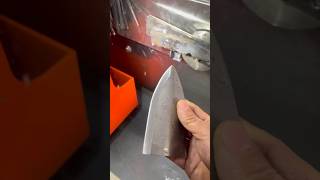 Sharpening small triangular hoes CNC single sided sharpening machine WhatsApp ‎‪852 8480 7655‬ [upl. by Kip]