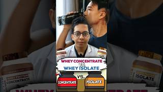 Whey Concentrate VS Whey Isolate  DtBhawesh  diettubeindia dietitian bestwheyprotein shorts [upl. by Einahpad950]