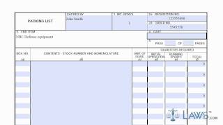 DD Form 1750 [upl. by Moguel]