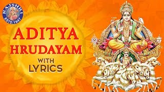 Aditya Hrudayam Stotram Full With Lyrics  आदित्य हृदयम  Powerful Mantra From Ramayana  Mantra [upl. by Rangel]