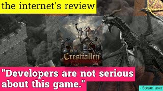 Crestfallen Medieval Survival review in 60 seconds [upl. by Archaimbaud749]