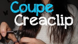 ✿⊱╮Couper ses cheveux seule avec le Creaclip [upl. by Zahara]