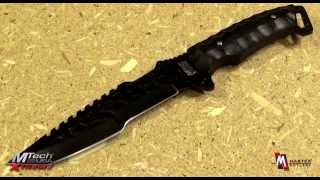 MTech Xtreme MX8062BK Tactical Fixed Blade Knife Product Video [upl. by Hollingsworth]