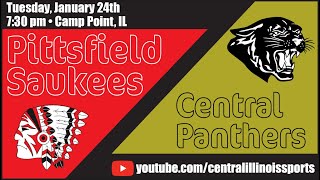 Camp Point Central vs Pittsfield  High School Basketball [upl. by Gardas86]