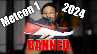 OG Retro or Protro Nike Metcon 1 BANNED ReRelease First Impressions [upl. by Valerian87]