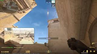 CS2 Mirage All A Site smokes from same one spotCT Jungle Stairs Smoke [upl. by Kentiga]