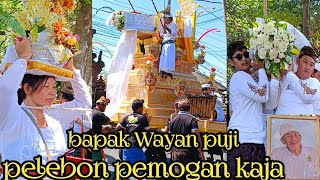 iring iringan pelebon banjar pemogan kaja bapak Wayan puji menuju setra [upl. by Tarryn]