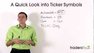 Stock Basics What is a Ticker Symbol Definition and Meaning [upl. by Frannie]