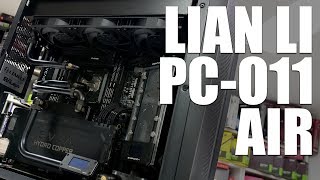 Lian Li PCO11 Air Review Watercooling Coverage [upl. by Hodges]