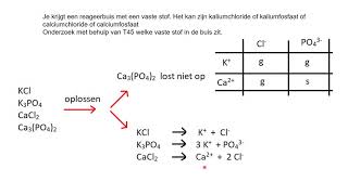 Oefeningen Het aantonen van ionen met een neerslagreactie Gebruik T45 [upl. by Gwendolen]