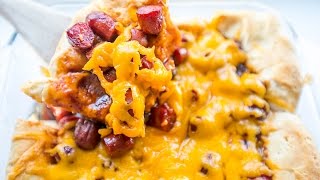 Quick and Easy Cheesy BBQ Lil Smokies Bake [upl. by Hairahcaz101]