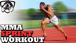 Running Sprint Workout for MMABOXING Stamina [upl. by Frey]