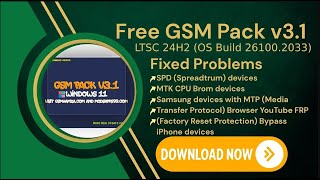 How To Install Windows 11 LTSC With All GSM Mobile USB Driver Pack v3 1 [upl. by Yrem]