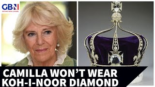 Camillas Choice of Crown Avoids Controversy over KohiNoor Diamond [upl. by Rick963]