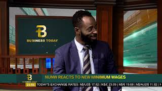 BUSINESS TODAY  NUNW reacts to new minimum wages  nbc [upl. by Asihtal10]