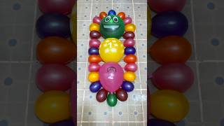 Beautiful a boy number one always smiled  water colorful balloons popping reverse asmr satisfying [upl. by Atrice]