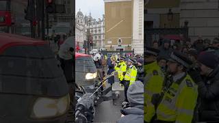 Tractor Tactics as Farmers Break Barriers to Protest Heavy Taxes Outside 10 Downing Streetquot Shorts [upl. by Akinuahs573]