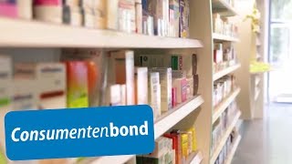 Kosten eerste uitgifte bij de apotheek Consumentenbond [upl. by Enirol]