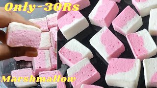 मार्शमैलो रेसिपी घर पे बनाने  Homemade Soft Marshmallow Recipe  Marshmallow Recipe In Hindi [upl. by Yellek]