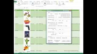 IMAGEXLS  Bilder nach Excel importieren  beliebig viele mit Sortierung und Filter [upl. by Yenttihw]